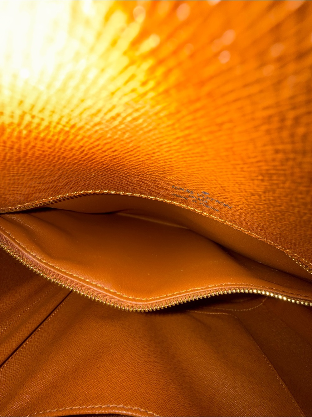 Louis Vuitton Monogram Babylone Canvas Leather Bag Tote in Brown and Tan VI0995 - Picture 11 of 12